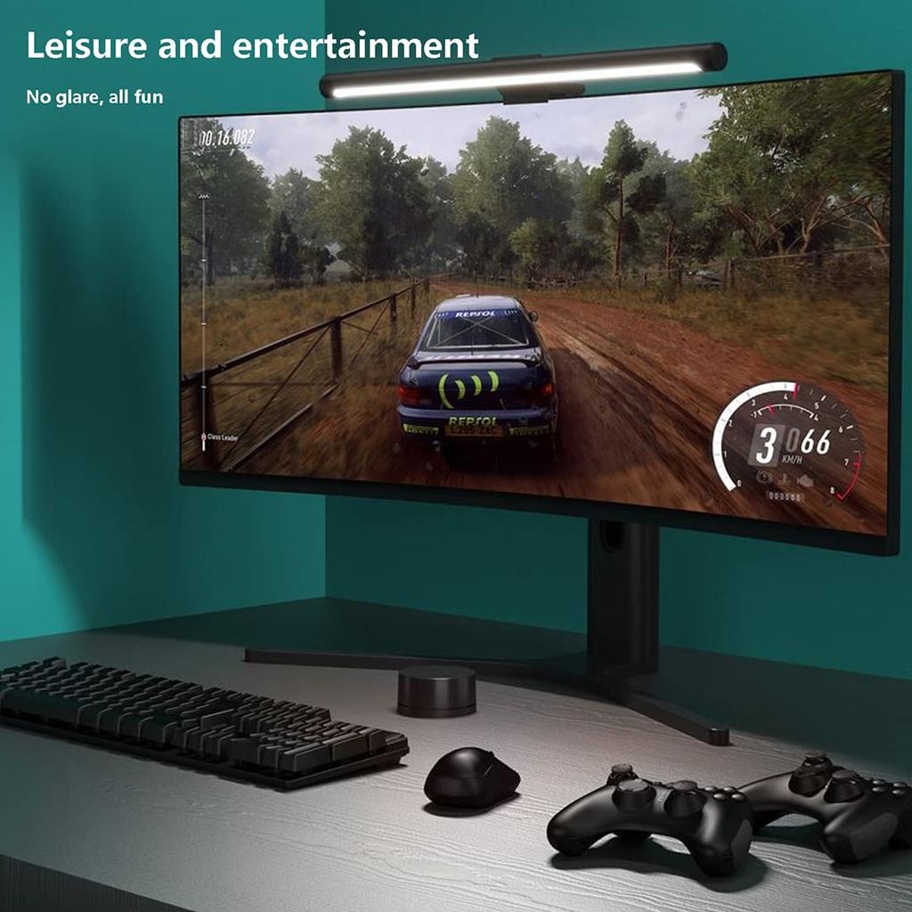 Xiaomi Mi Monitor Mount Light, USB Light, Type-C Port, Desk Light, Asymmetrical Light Distribution, Anti-Glare, Ra95 High Color Rendering, Magnetic