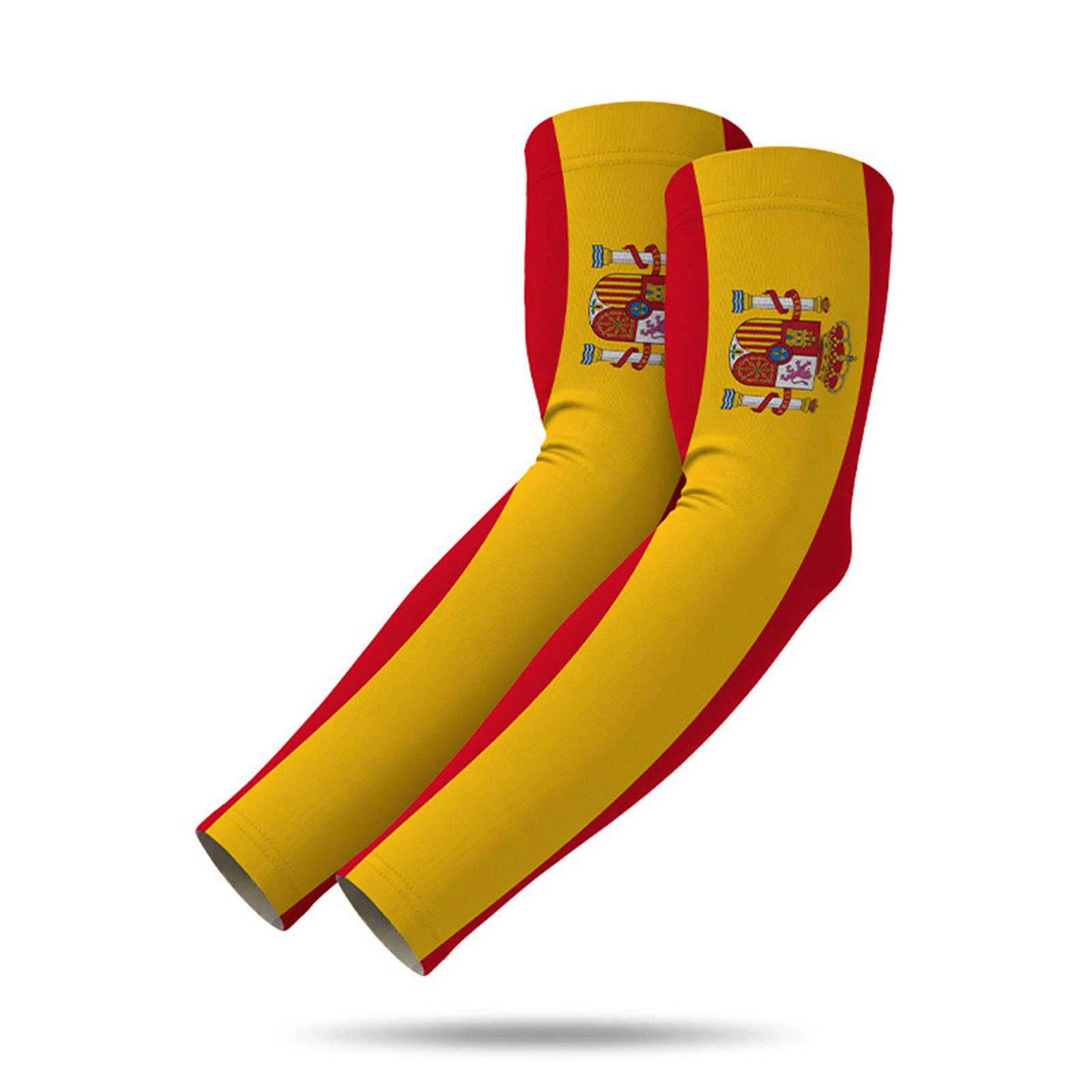 

Breathable Moisture Wicking Sports Arm Sleeves Sun Protection Compression Arm Cover for Outdoor Football Basketball Running Cycling XL жовтий