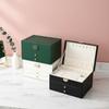 High-End Multi-Layer Drawer-Type Jewelry Box Household Large Capacity Earring Storage Organizer with Oxidation Finish