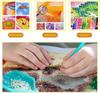Adult Beginner Kitten Diamond Painting Set, 5D Round Gemstone Rhinestone Craft, DIY Diamond Painting Home Decoration Wall Hanging