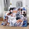 Animal Cat Dog Selfie Super Soft Plush Flannel Throw Blanket Suitable for Living Room Bedroom Sofa Warm Blanket