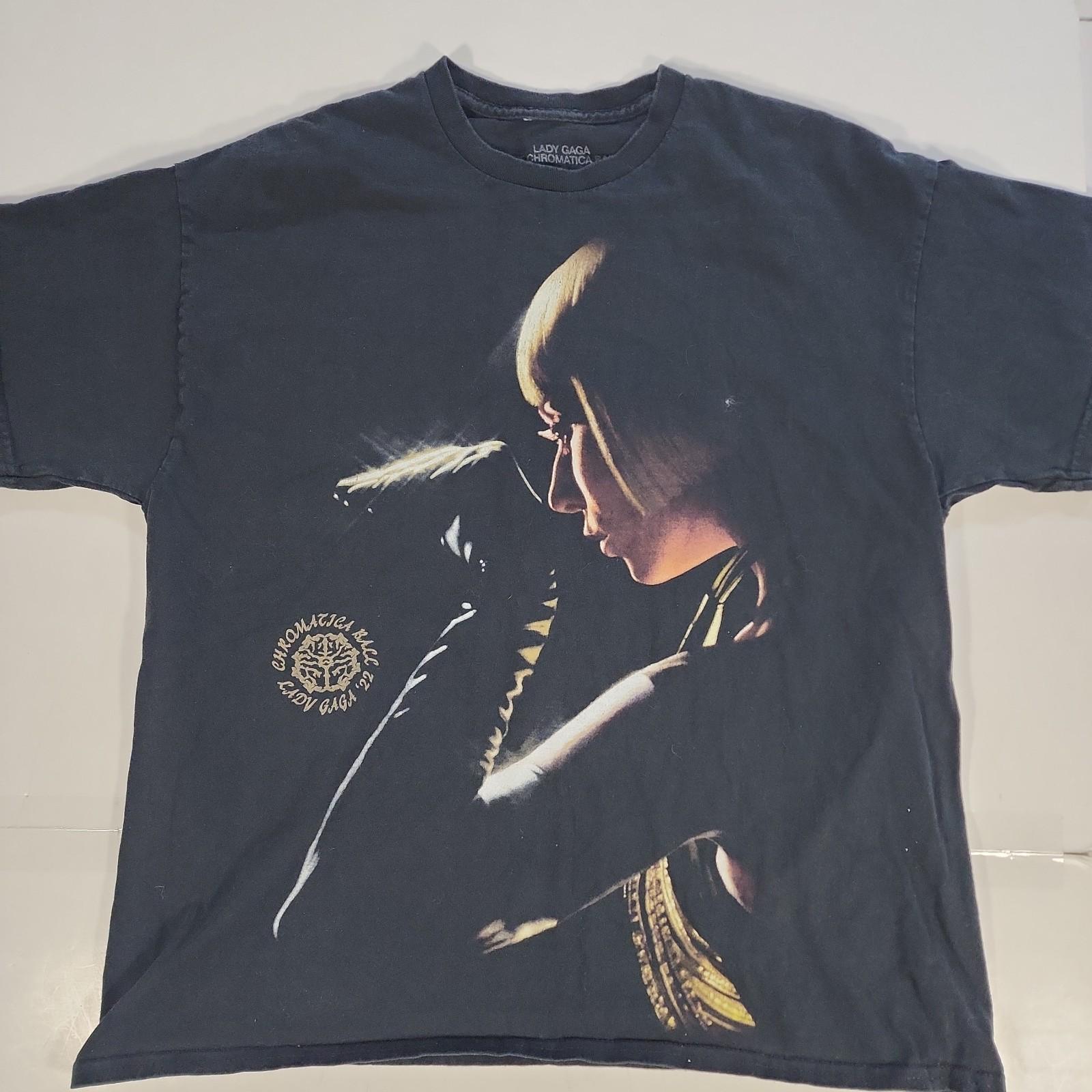 Lady Gaga The Chromatica Ball Tour Shirt Large L Babble On Babylon Concert Merch Unisex T-Shirt S