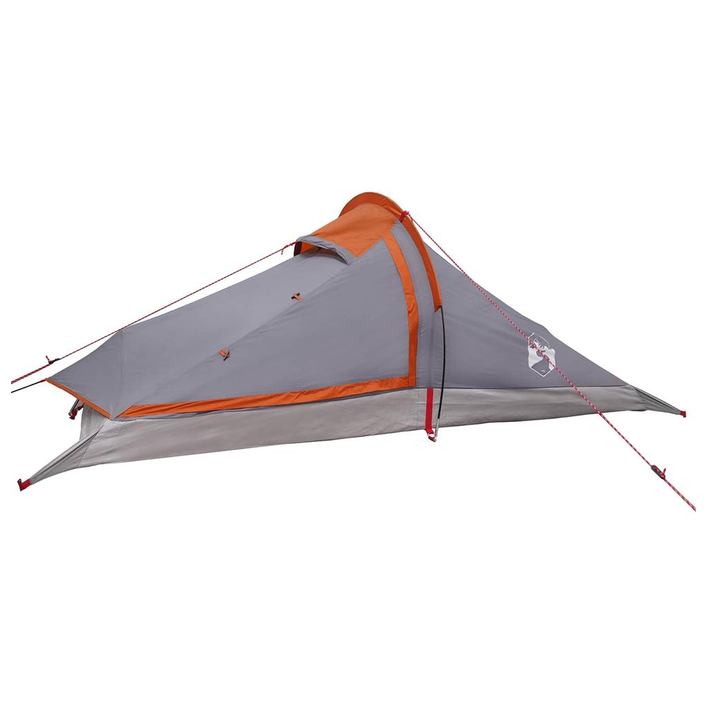 Trekking Tent Gray and Orange 2 Person