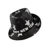 Flashing Sequins Hats with Star Happy New Year Hats With LED Lights And Sequins Perfect For Men And Women Party Supplies