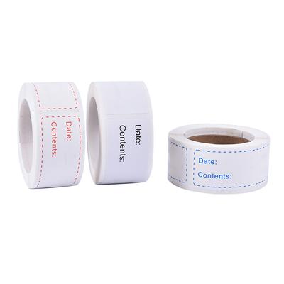 Food Freezing Label Sticker Storage Refrigerator Food Date Label