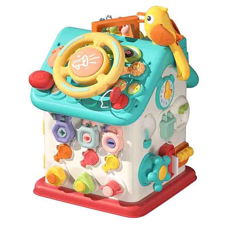 Montessori Busy House: Early Education Toy for Fine Motor Skills Development