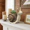 Cute Snail Planter Cartoon Creature Planter Multi-functional Snail Garden Ornament  Office