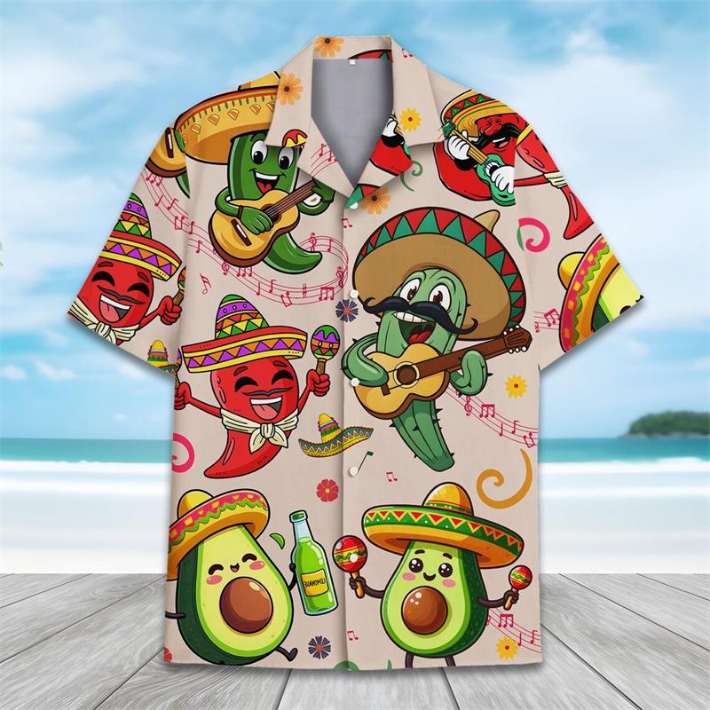 

2025 Summer Animal Pattern Men s Hawaiian Shirt 3D Men s Printed Size Up Hawaiian Shirt Beach Top 5XL