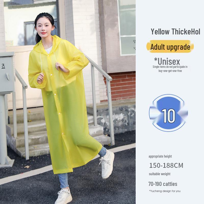 Children's Thick Disposable Raincoat for Outdoor Activities - Hiking, Camping, School, and Amusement Parks