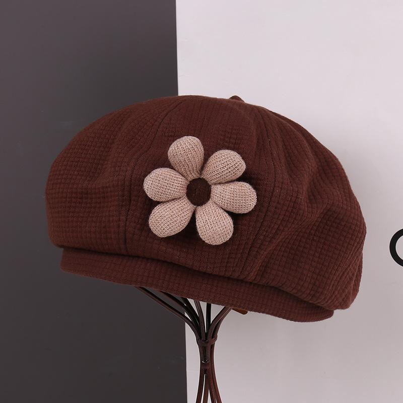Spring face small beret children big head circumference versatile painter hat leisure student newsboy hat