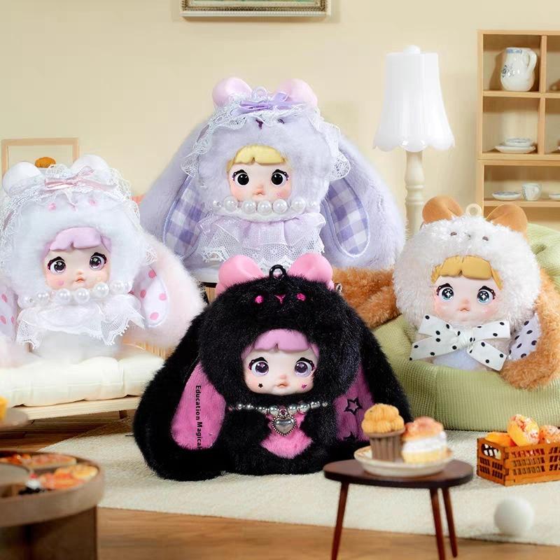 Nommi Baby-Sweetheart Bunny Serie Blind Box Anime Figuren Anhänger Niedliche Plüschpuppe Gefüllt Mystery Sammelspielzeug Geschenk