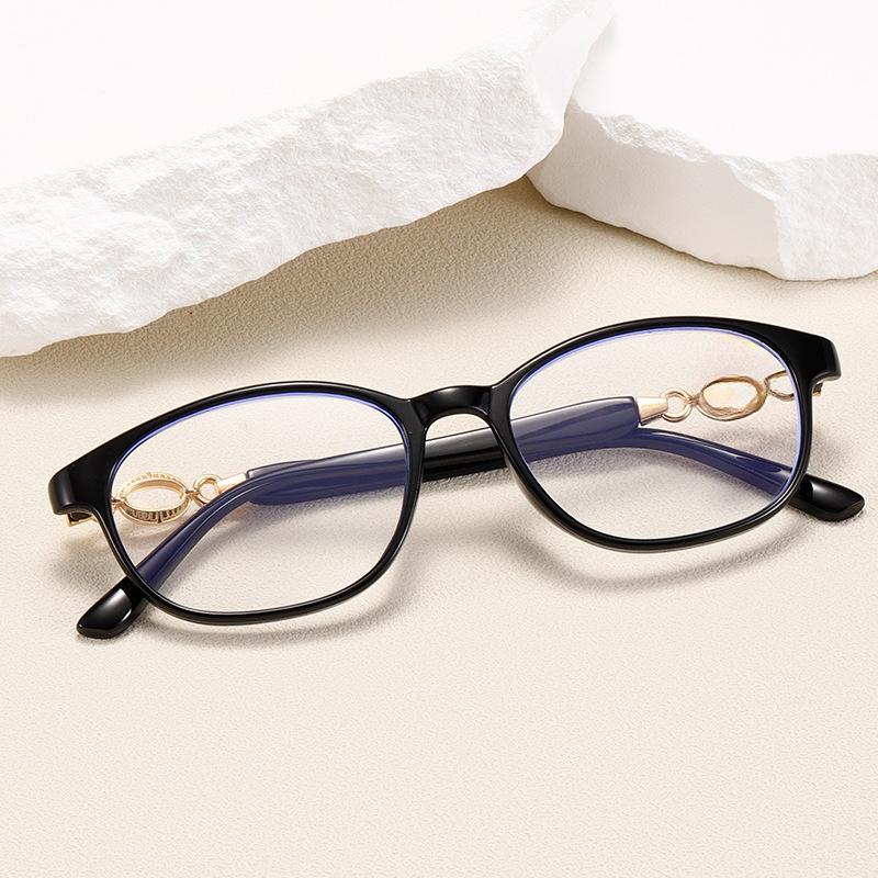 Anti-Blue Light Reading Glasses Ultralight PC Frame Oval Eye Protection Men Women FULL Frame Comfortable Eyeglasses