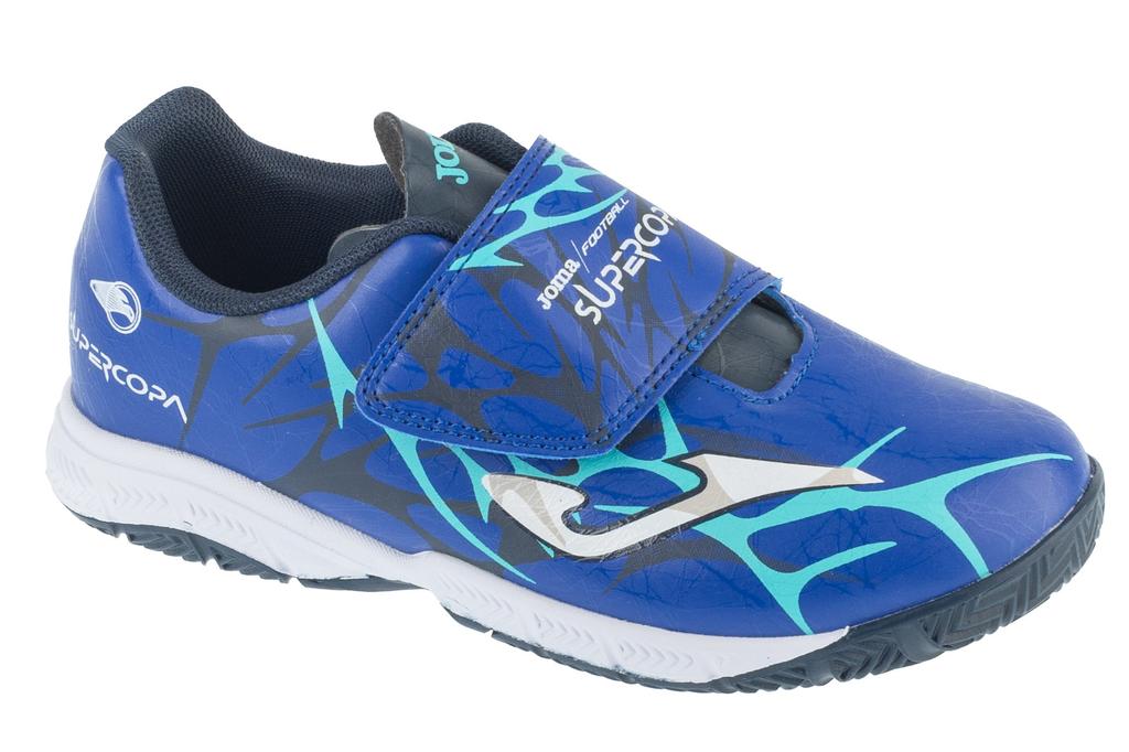 Joma Super Copa Jr 25 SCJW INV, for Boy blue Indoor football trainers