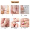 Nail Art Jelly Gel Double-Sided Waterproof Adhesive Patches for Long-Lasting Wearable False Nails
