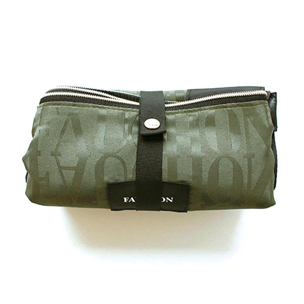 Blooming FAUCHON Carry-On Tote Bag, Eco Bag/My Bag, Logo Jacquard (Green), Women's Bag, 001233-0001-01