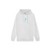 Li-Ning Sports Basketball Series Letter Print Pullover Long Sleeve Sweatshirt Unisex Tops White AWDS103-2