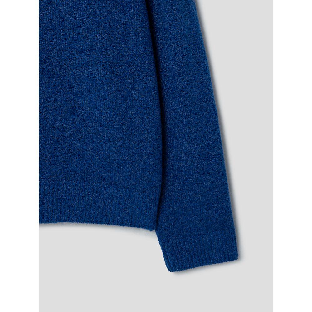 8seconds Brushed Mock Neck Knit Blue