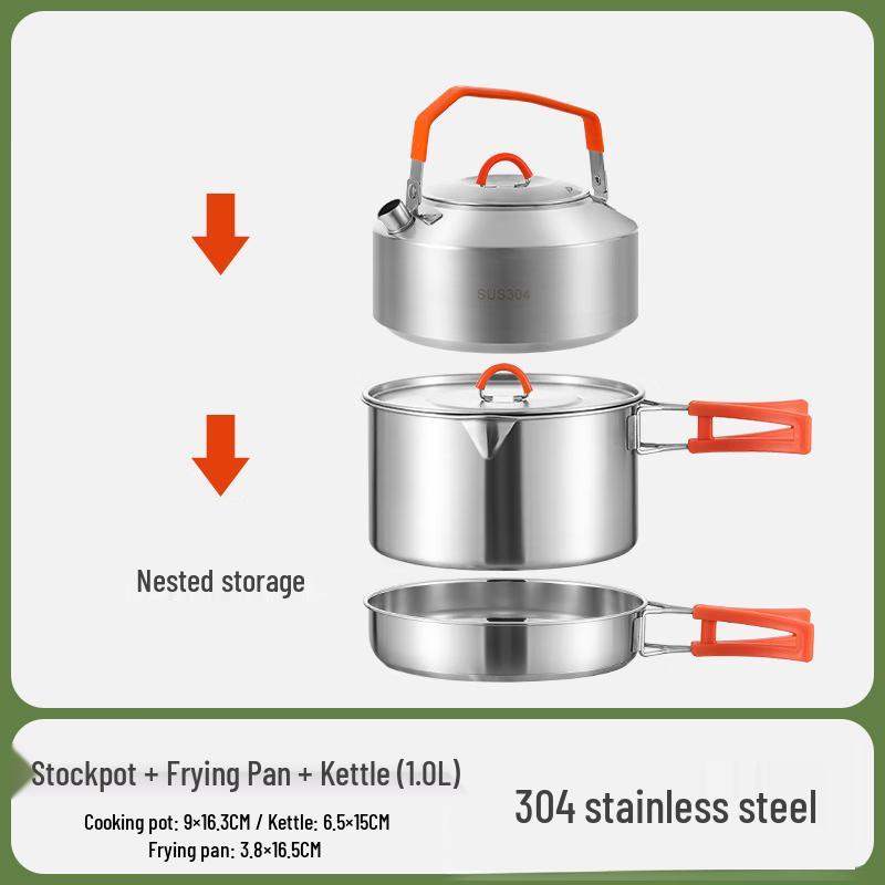 Huahengzhen Outdoor Camping Cookware Set