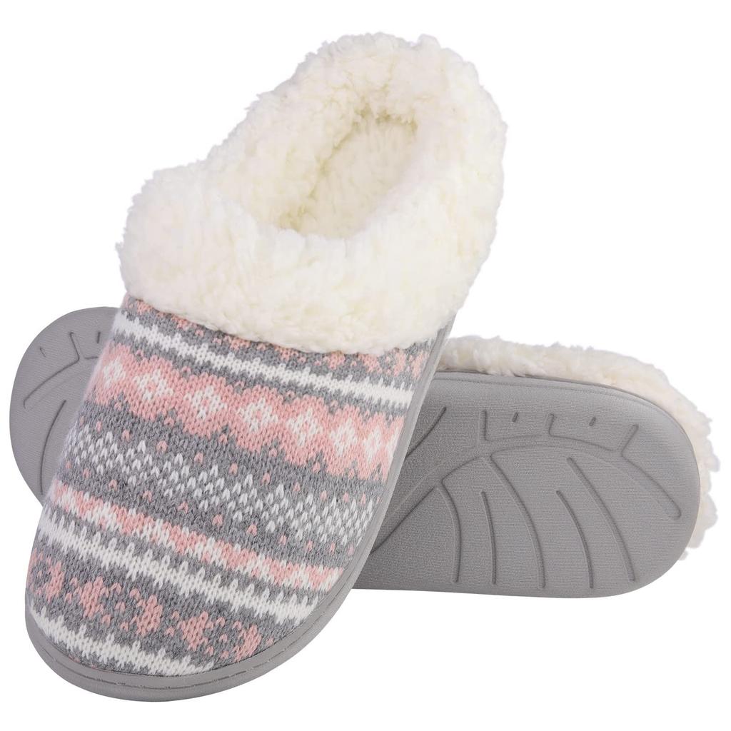 Fashion Litfun Warm Cotton Slippers For Women Men Fluffy House Fur Slippers  Indoor Flats Slip-on Soft Slippers Couple House Mute Slides