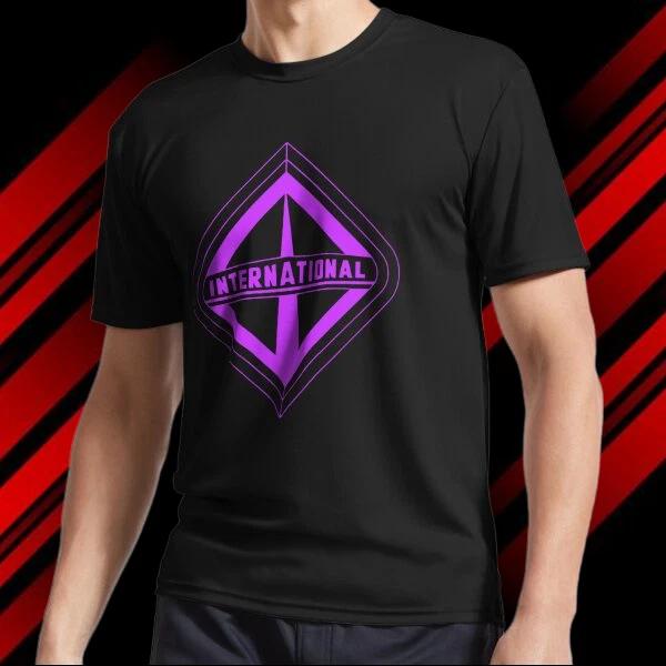 Men s and Women s T-shirts International Truck Purple XL