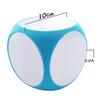 1Pc Dry Erase Block Write On Wipe Off Dry Erase Multipurpose Educational Dice Dry Erase Cube White Boards Dice Cube