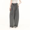 unifree Loose Fit Casual Pants with Flip Waistband