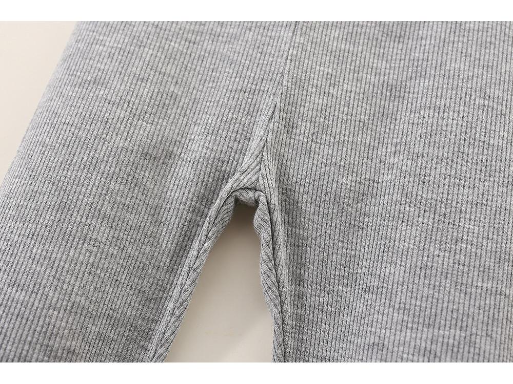 2024 Spring Cotton Lace Slim Fit Elastic Leggings for Baby Girls