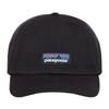 Patagonia Label Trad 38296 P-6 Cap, Black,