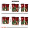 2pcs 2D flat printing Merry Christmas Curtains Christmas Day Digital Printed Polyester Drapes Festive Curtains for Holiday