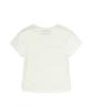 Gillaakaibeu Layered Doodle Sheer Crop T-Shirts_Ivory