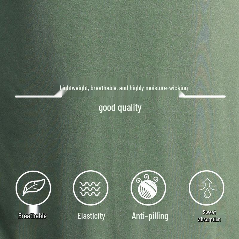 Men's Quick-Dry Ice Silk Running T-Shirt - Solid Color, Short Sleeve, Breathable, Loose Fit