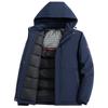Men Parkas Business Leisure Down Cotton Graphene Cold Proof New Men's Jacket Detachable Hat Cotton Thick Jacket Men's Clothing