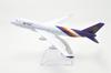 DYNASTIA TANG 16cm Thai Airways B747 Model Samolotu ze Stopu Zabawka 1/400
