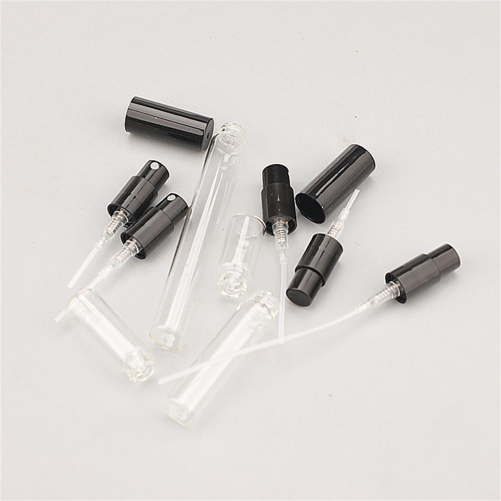 5PCS 2ML/3ML/5ML/10ML Portable Mini Empty Perfume Glass Spray Dispenser Cosmetics Sample Refillable Bottles Free Packing Tools