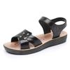 Women's Summer New Open Toe Flat Sole Sandals Soft Sole Non Slip Lightweight Breathable Velcro Waterproof Outdoor Beach Sandal