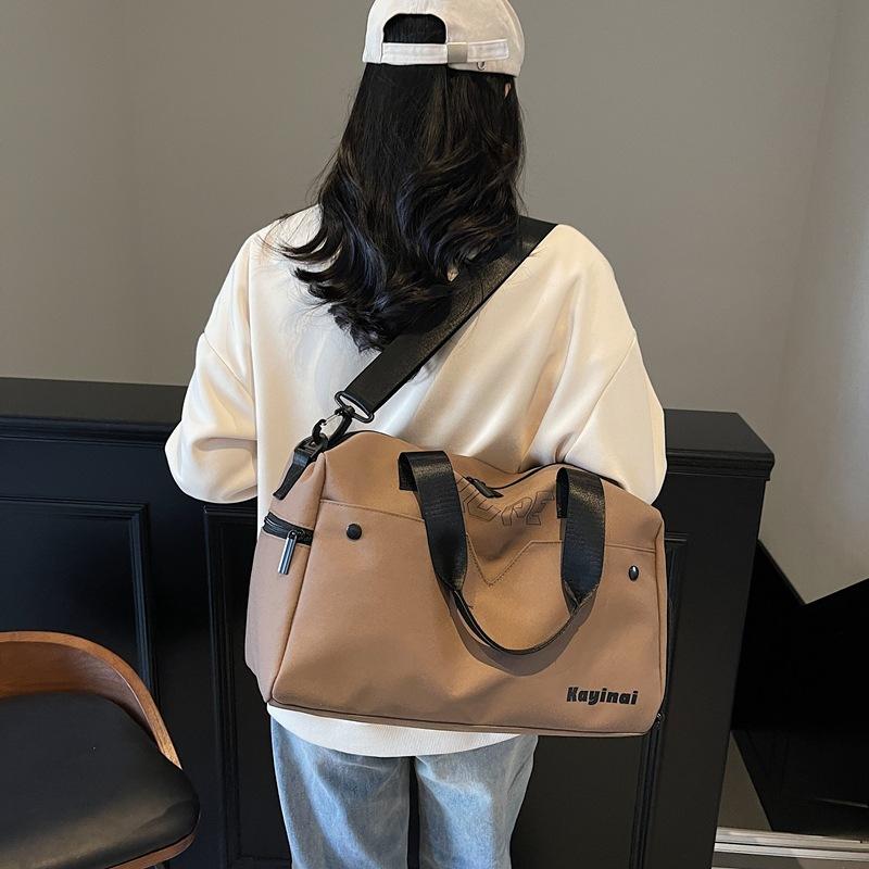 Travel bag Women's short business trip Handbag Large capacity travel bag Sports fitness Yoga training bag