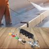 Curved Rod Extension Wand Home Maintenance Effortless Access High Pressure Compatibility For Hard-to-Reach Areas