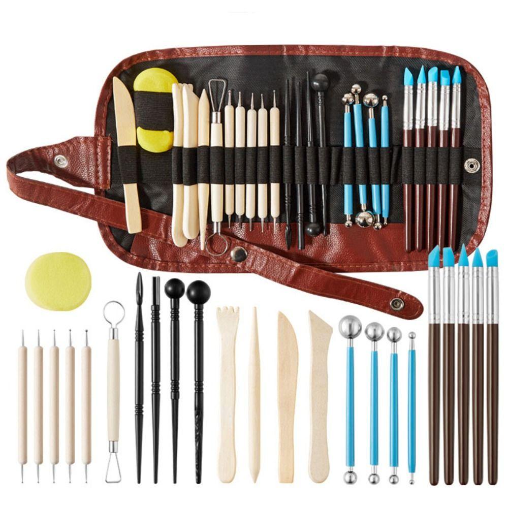 Art Craft Pottery Carving Tool Kit Pottery Sculpting Polymer Sculpture Set  Carving Tool Kit
