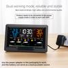 Tuya WIFI Smart Weather Station Temperature Humidity Meter Weather Forecast Indoor Outdoor Multifunctional Weather Alarm Clock