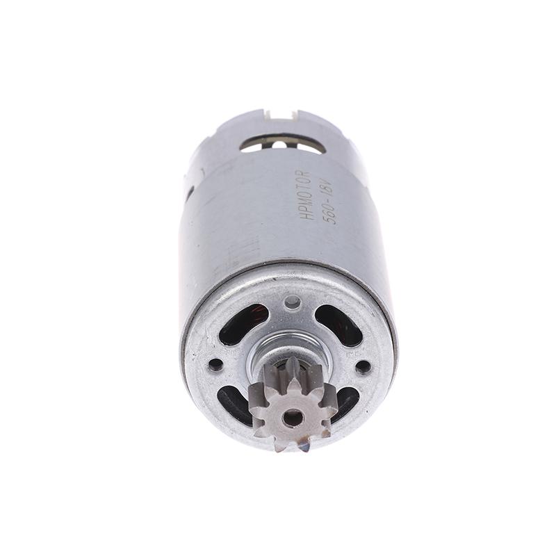 9 Teeth 18/24V Brushed Motor 560 Hedge Trimmer Motor D-Type Trimmer Electronic Component Motor Power Tool Accessories