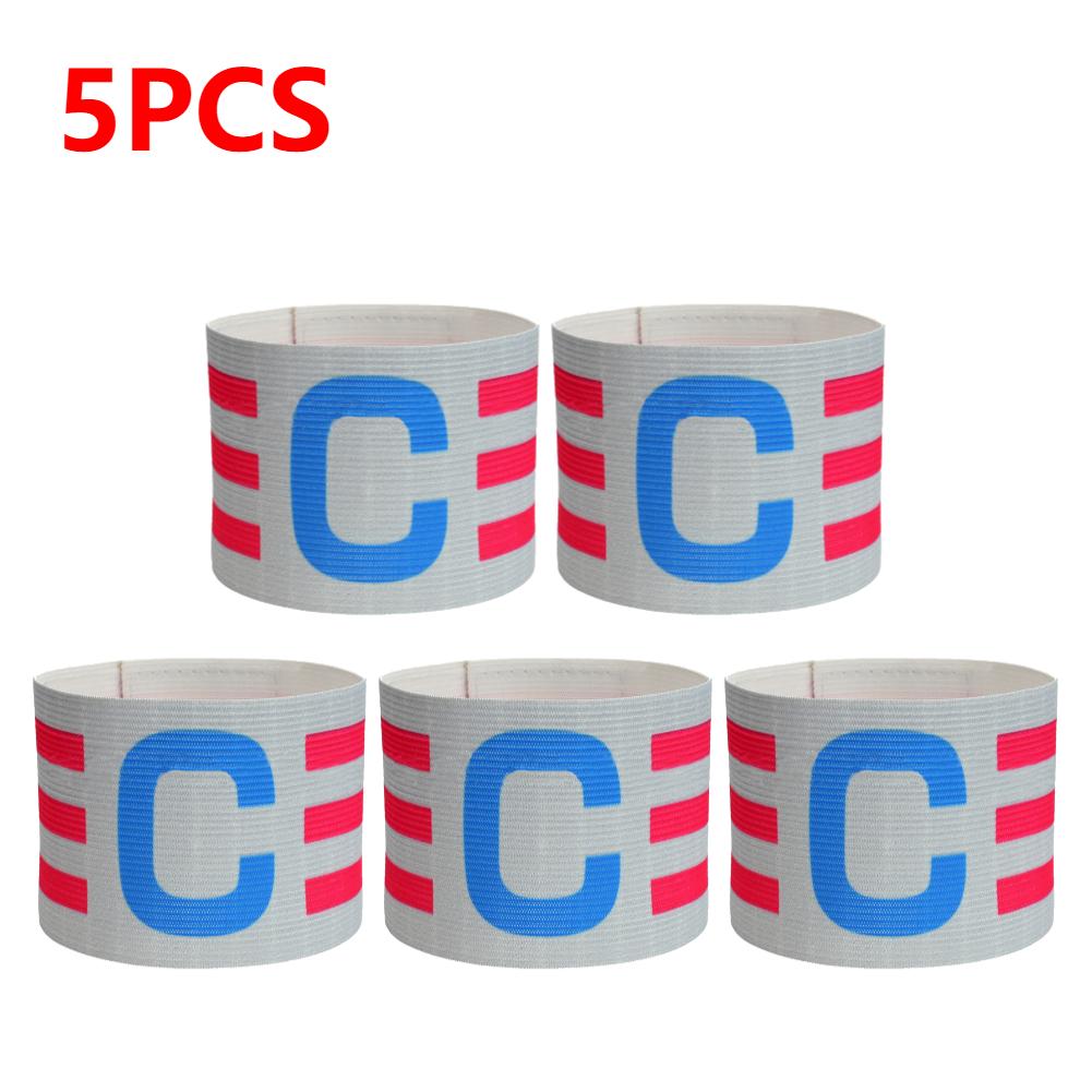 5/10pcs Kid Adults Football Captain Armband Soccer Arm Band Leader Competition Soccer Captain Group Armband Football Training