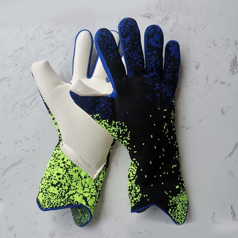 Goalkeeper Gloves, Football Glove Goalkeeper Gloves with Fingersave Goalie Gloves Breathable Football Goalkeeping Gloves