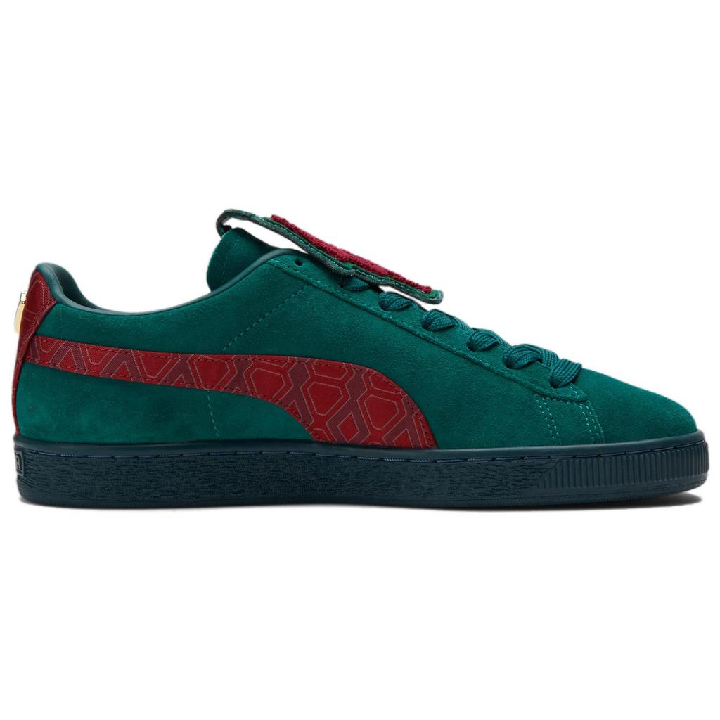 New PUMA Dapper Dan X Suede 'Jacquard Print Varsity Green' 390988-02