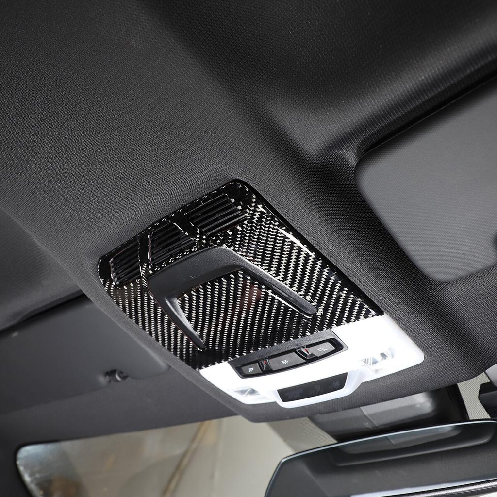 Carbon Fiber Reading Lamp Panel Cover Interior Trim For Toyota Supra -2024