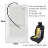 New Build-in Car Seat Heater 12V-13.5V 22-25W Carbon Fiber Heating Pads 6-Level Control Switch with Harness for Auto Accessories