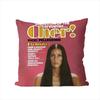 Actor CCher Pillow Case For Car Sofa Decorative Home Doublesided Print Plush Square Throw Pillow Cushion Cover