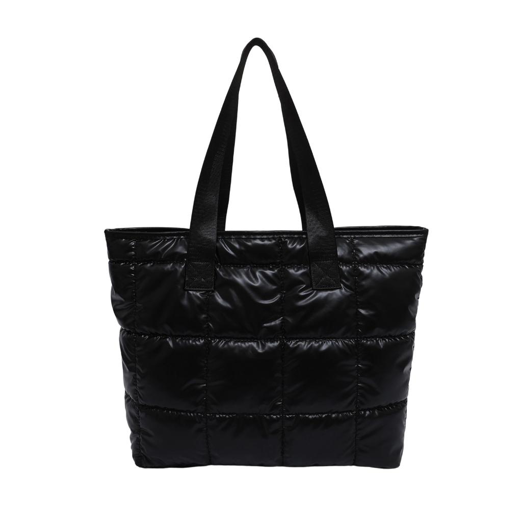 2025 new women's bag fashion Korean version of space cotton clothing bag down bag shoulder bag large capacity