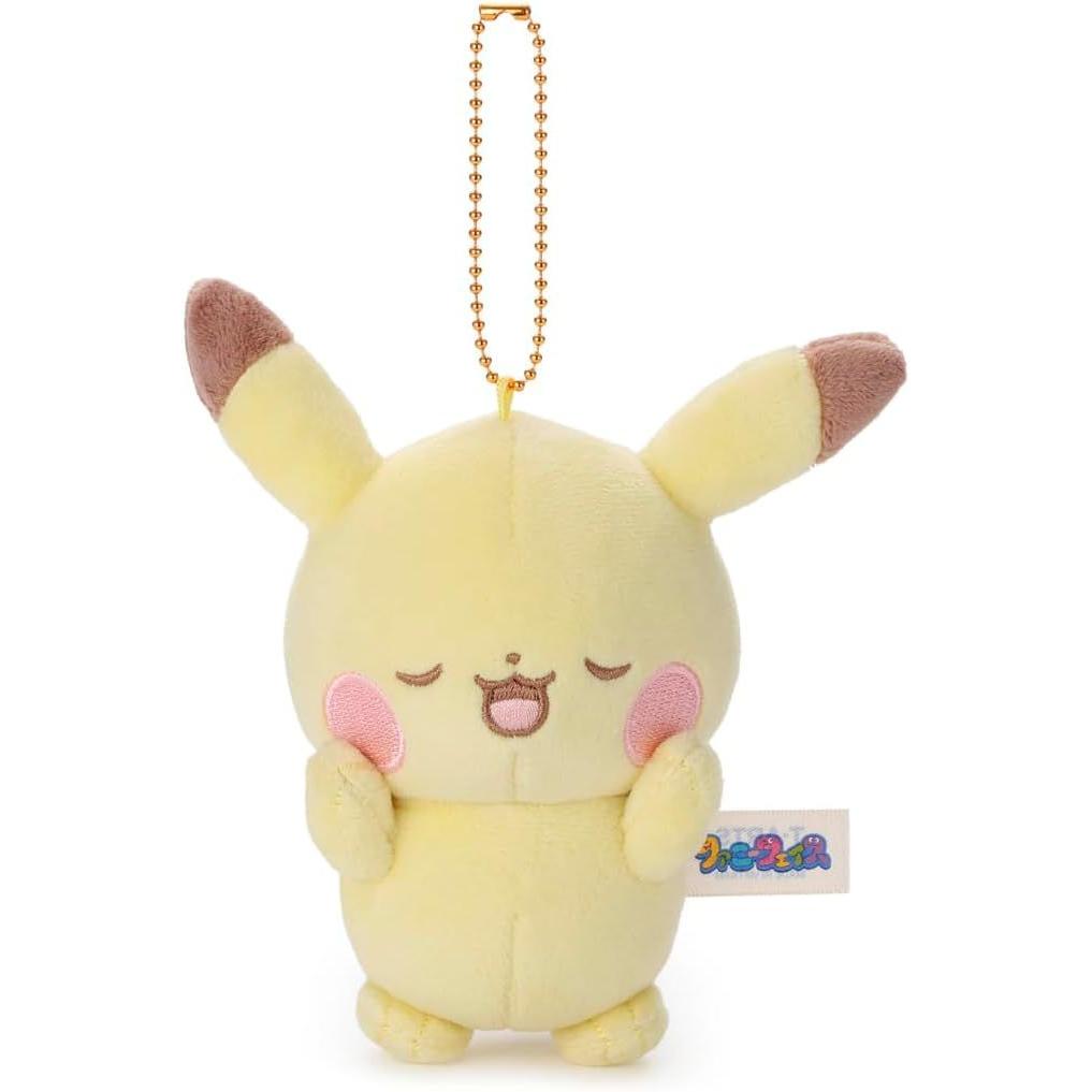 [New] Pocket Monster Pokepiece Funny Face Ball Chain Mascot Pikachu Saga