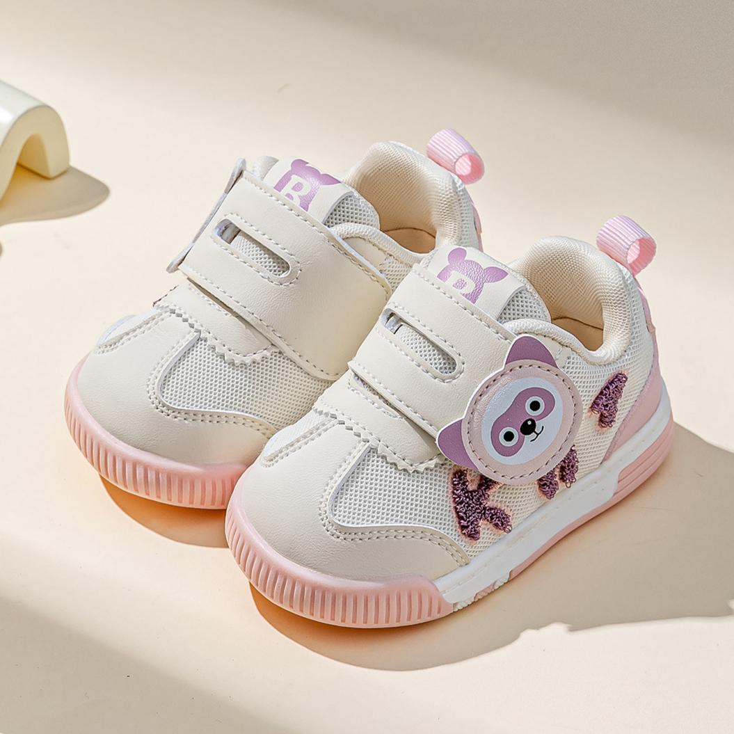 

Детская Нескользящая Обувь для Малышей для Девочек Мультяшная Обувь с Пищалкой Детская Обувь на Мягкой Подошве Дышащая Обувь 15 фиолетовый