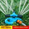 360 Degree Rotating Automatic Lawn Sprinkler Leak-proof Even Water Distribution Lawn Watering System Easy Installation